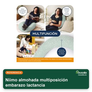 Niimo almohada multiposición embarazo lactancia
