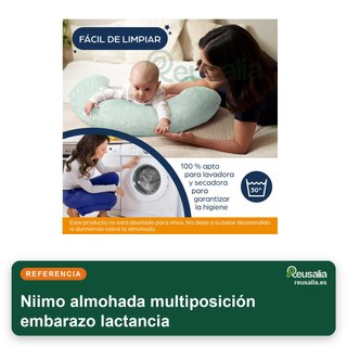 Niimo almohada multiposición embarazo lactancia
