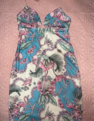 Vestido Verano Estampado Stradivarius