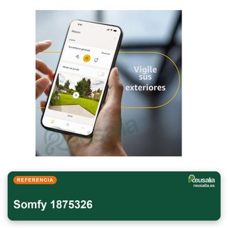 Somfy 1875326 cámara exterior con sirena