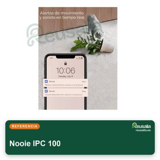 Nooie 32GB cámara vigilancia 1080p 360° con