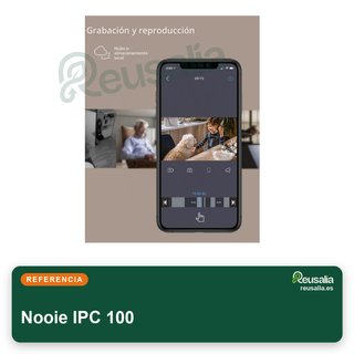 Nooie 32GB cámara vigilancia 1080p 360° con