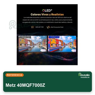 Metz 40MQF7000Z TV 40" QLED Smart TV HDR10