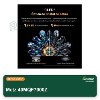 Metz 40MQF7000Z TV 40" QLED Smart TV HDR10