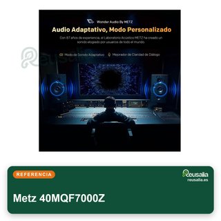 Metz 40MQF7000Z TV 40" QLED Smart TV HDR10