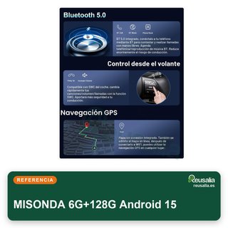 MISONDA Autoradio Android 15 Hyundai i40