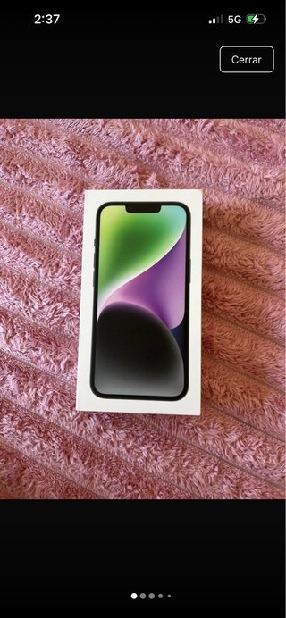 Caja iPhone 14 Apple vacia