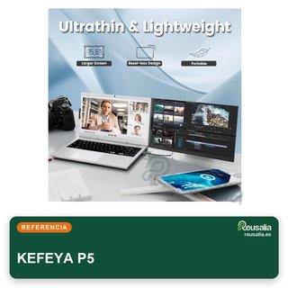 KEFEYA monitor portátil ligero alta resolución