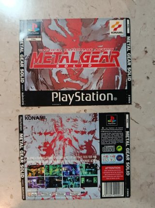 Metal Gear Solid Cover PlayStation 1 🇮🇹
