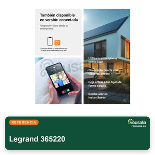 Legrand Easykit 365220 Monitor Videoportero 7"