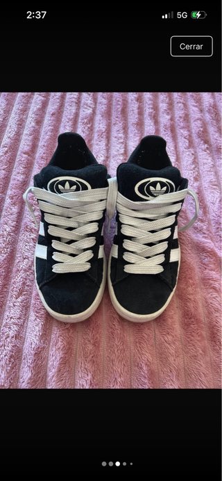 Adidas Campus Zapatillas Negras Blancas
