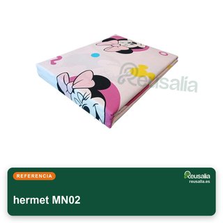 Minnie juego sábanas algodón Disney rosa