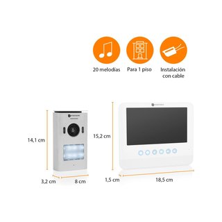 Smartwares DIC-22212 videoportero seguridad cámara