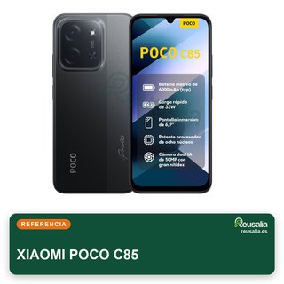 XIAOMI POCO C85 8+256GB Negro pantalla 6.9"