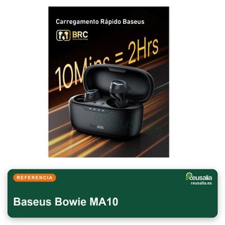 Baseus Bowie MA10 auriculares inalámbricos