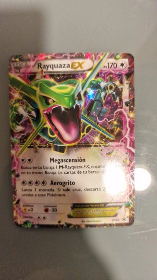 Carta Pokémon Rayquaza EX promo