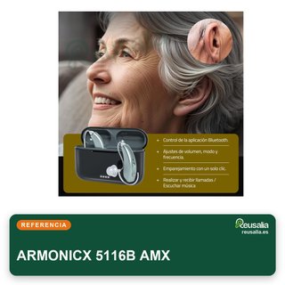 Amplificador auditivo recargable Bluetooth 16