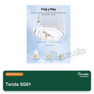 Tenda 5G01 Router 5G WiFi 6 1500Mbps