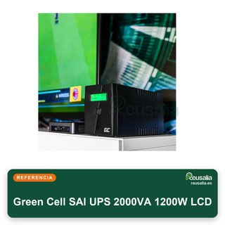 Green Cell SAI UPS 2000VA 1200W LCD