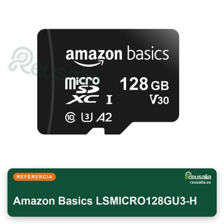Amazon Basics 128GB Tarjeta microSD alta velocidad