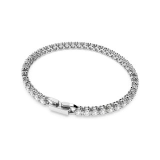 Swarovski Pulsera Tennis Deluxe mujer rodio