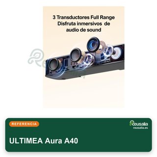 ULTIMEA Aura A40 barra sonido 7.1 canales