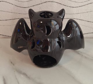 Bruciatore essenze ceramica nero Halloween