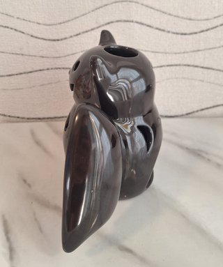 Bruciatore essenze ceramica nero Halloween