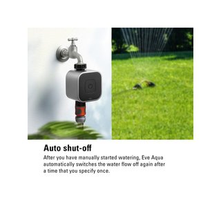 Eve Aqua controlador riego inteligente Apple