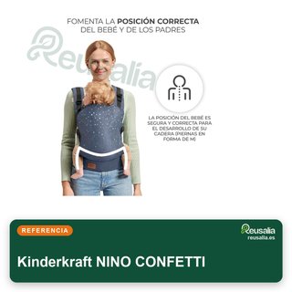 Kinderkraft NINO CONFETTI portabebés ergonómico