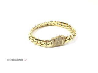 pulsera oro 18k con circonita