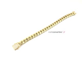 pulsera oro 18k con circonita
