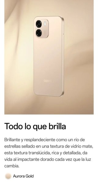 Oppo A6 5G Gold +Cargador