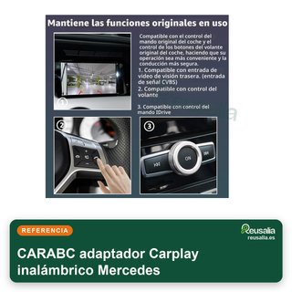 CARABC adaptador Carplay inalámbrico Mercedes