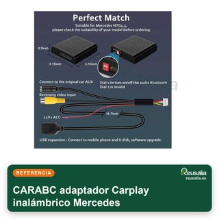 CARABC adaptador Carplay inalámbrico Mercedes