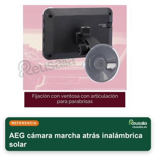 AEG cámara marcha atrás inalámbrica solar