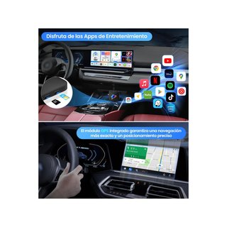 TIMEKNOW R816 4+64GB adaptador inalámbrico CarPlay