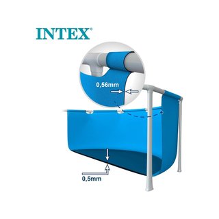 Piscina estructura metálica pvc gran capacidad