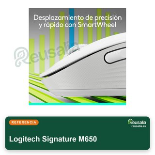 Logitech Signature M650 ratón inalámbrico manos