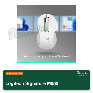 Logitech Signature M650 ratón inalámbrico manos