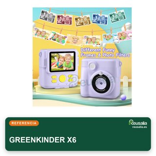 GREENKINDER 32GB Verde cámara instantánea fotos