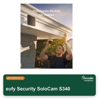 eufy Security SoloCam S340 cámara solar WiFi 3K