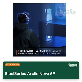 SteelSeries Arctis Nova 5P cascos inalámbricos PS5