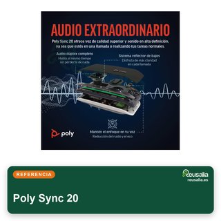 Poly Sync 20 altavoz manos libres bluetooth