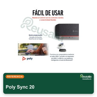Poly Sync 20 altavoz manos libres bluetooth
