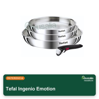 Tefal Ingenio Emotion juego 3 sartenes acero
