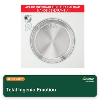 Tefal Ingenio Emotion juego 3 sartenes acero