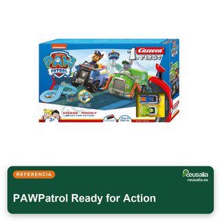 PAWPatrol Ready for Action pista coches niños