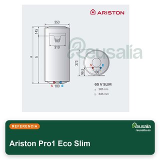 Ariston Pro1 Eco Slim termo eléctrico bajo consumo