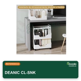 DEANIC Carrito plegable cocina 3 niveles
